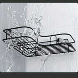 NoDrill Corner Shower Caddy SpaceSaving Shampoo Holder