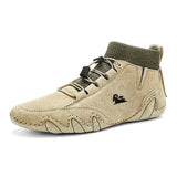 Fleece-lined Handmade Cotton Shoes Men