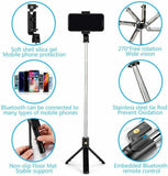 Selfie Stick Tripod Remote Desktop Stand Cell Phone Holder For iPhone