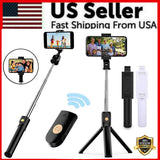 Selfie Stick Tripod Remote Desktop Stand Cell Phone Holder For iPhone