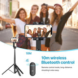 1.5m Bluetooth Wireless Selfie Stick Tripod Monopod for Smartphone