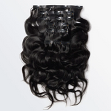 Virgin Human Hair Body Wave Clip-In Extensions 7/9 pcs