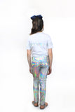 Stella, bamboo jersey and holographic sequin Top