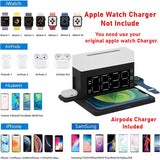 Wireless Charger For Iphone 13 12 11 XS Pro Night Light Alarm Clock