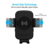 Naztech Smart Grip Wireless Charging Car Mount Black (15425-HYP)