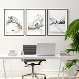 Home office wall decor | set of 3 framed wall art