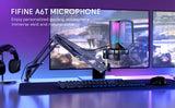 USB Gaming Microphone Kit for PC,PS4/5 Condenser Cardioid Mic Set with