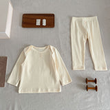 Infant Baby Unisex 2 Colors Long-sleeve Combo Long Pants In Sets