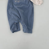 Infant Baby Boys Corduroy Long Sleeves Combo Overalls In Sets